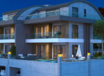 Modern villas for sale with sea views in Tepe Alanya (13)