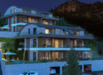 Modern villas for sale with sea views in Tepe Alanya (15)