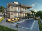 luxury villas for sale 600 m from the beach in Alanya Turkey (55)