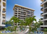luxury apartments 300 m from the beach for sale in Tosmur (24)