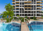 luxury apartments 300 m from the beach for sale in Tosmur (34)