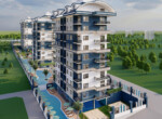 luxury new build apartments for sale in Payallar Konakli Alanya (3)